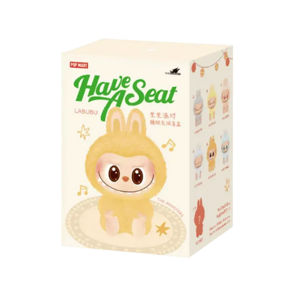 Pop Mart Labubu The Monsters Have a Seat Vinyl Plush Sealed Case Pack of 1