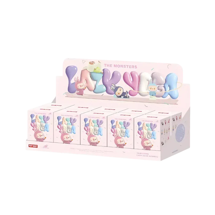 Pop Mart Labubu The Monsters Lazy Yoga Series Figures Sealed Case (10 Blind Boxes)