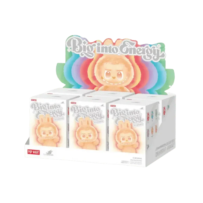 Pop Mart Labubu The Monsters Big into Energy Series Vinyl Plush Pendant Sealed Case (6 Blind Box)