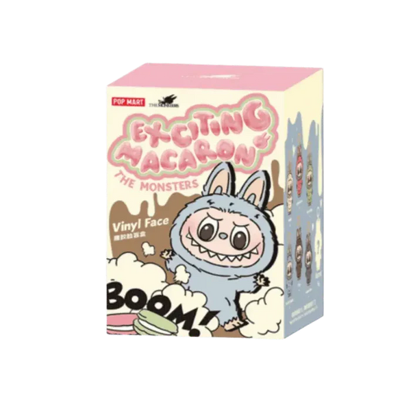 Pop Mart Labubu The Monsters Tasty Macarons Vinyl Face Sealed Case (6 Blind Boxes)