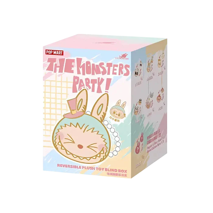 Pop Mart Labubu The Monster Party Series Reversible Plush Doll Blind Box